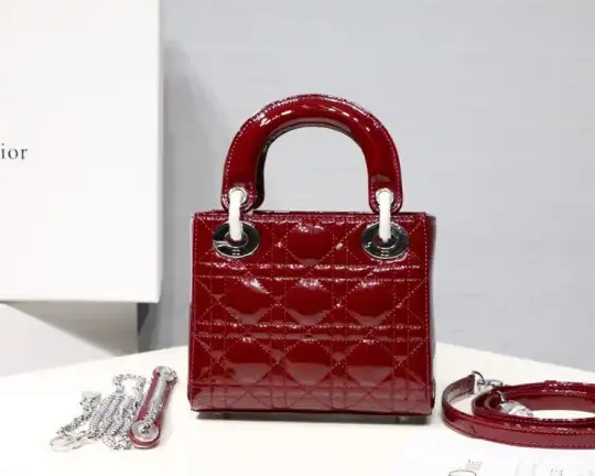 Tony Luxuries Cow patent With Lady Mini diro leather 0606